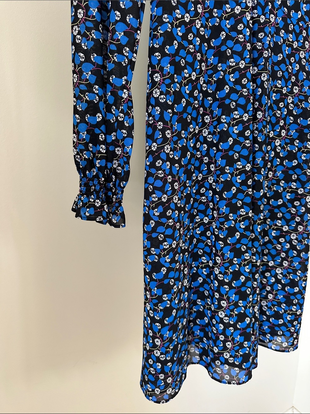 CAbi The Ten Dress Blue Breathable  Long Sleeve Dress - Picture 3 of 8
